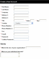 Registration screen from aimglobal.org